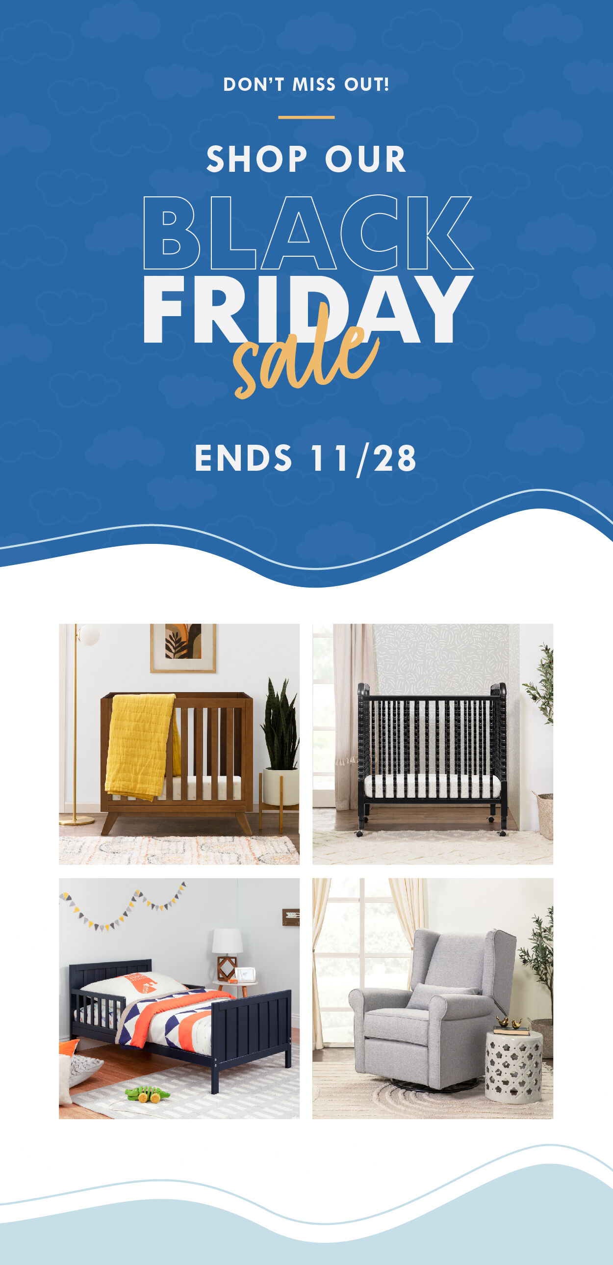 Baby crib best sale sales black friday