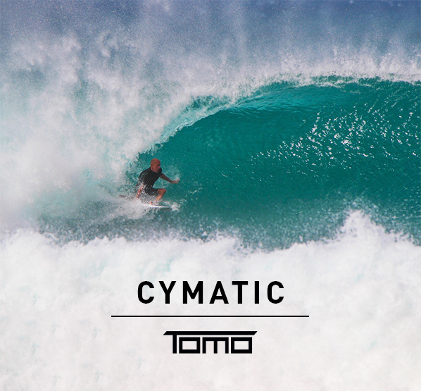 Kelly Slater riding the Cymatic